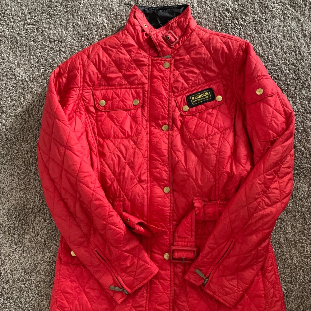 Barbour International Red Jacket